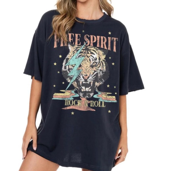 zutter Tops - Zutter Free Spirit Rock N Roll Tee